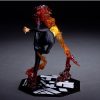 16CM Anime One Piece Sanji Luffy Sculpture Black Leg Fire Battle PVC Collectible Onepiece Action Figure 1 - One Piece Mall