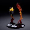 16CM Anime One Piece Sanji Luffy Sculpture Black Leg Fire Battle PVC Collectible Onepiece Action Figure 2 - One Piece Mall