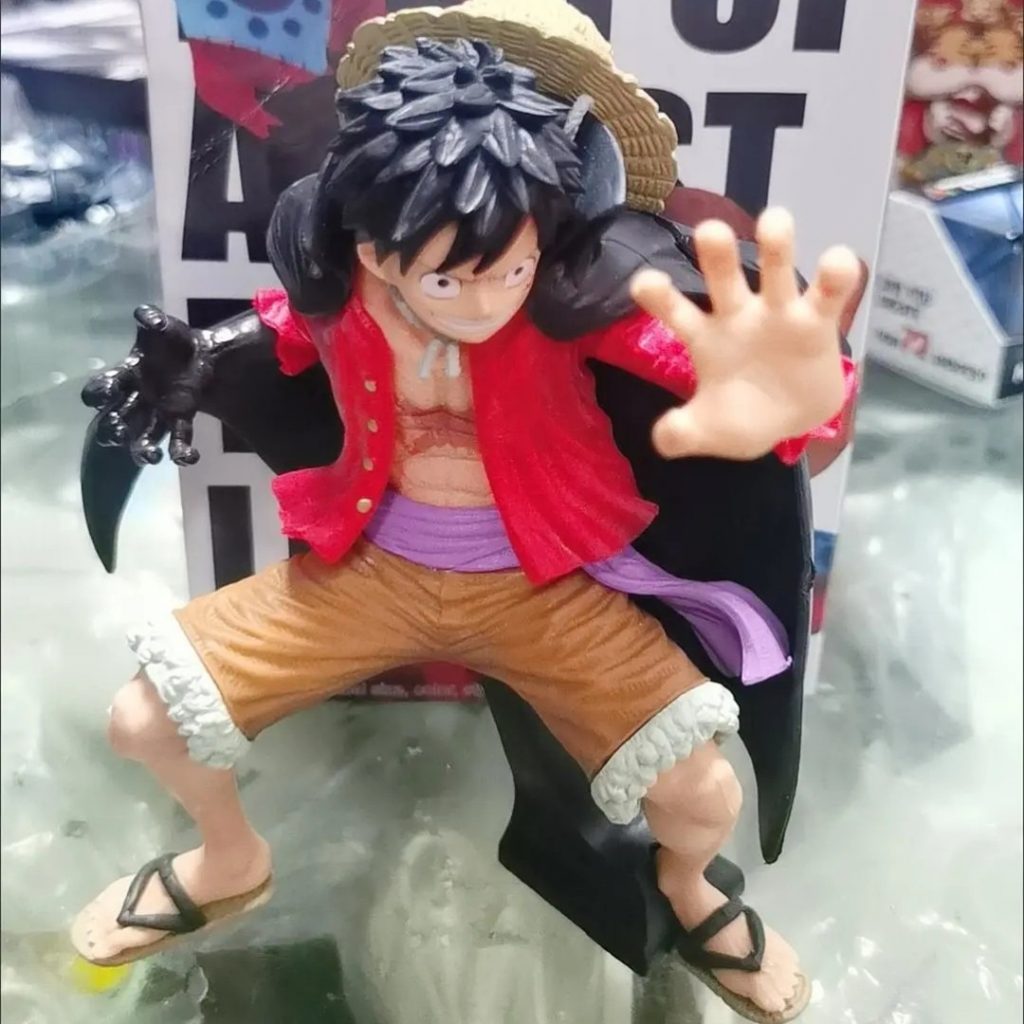 20cm One Piece Monkey D Luffy Figure Ghost Island Battle Suit Wano Country Koa Art King 2 - One Piece Mall