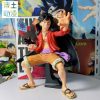 20cm One Piece Monkey D Luffy Figure Ghost Island Battle Suit Wano Country Koa Art King 3 - One Piece Mall