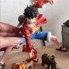 25cm One Piece Luffy Figures Monkey D Luffy Battle Style Action Figures PVC Anime Collection Model 3 - One Piece Mall