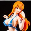 33cm Anime One Piece Nami Figure Fashion Sexy Beach Surf Swimsuit Girl Action Figurine Pvc Model 1 - One Piece Mall