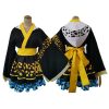 Anime One Piece Trafalgar Law Cosplay Costume Dress for Girls Hoodie Outfit Fantasia Halloween Party Disguise - One Piece Mall