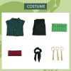 Kostum Cosplay Anime One Piece Roronoa Zoro Kostum Halloween Pakaian Peran Kimono Pakaian Seragam Pesta Set 4 - One Piece Mall