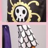 ONE PIECE Boa Hancock Cosplay Costume Custom size Black tops and skirt Black Cloak Halloween 4 - One Piece Mall