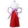 One Piece Yamato Cosplay Costume Wano Country Kimono Sets Kozuki Oden Oniji Wig Headgear Halloween Party 1 - One Piece Mall