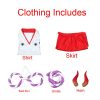 One Piece Yamato Cosplay Costume Wano Country Kimono Sets Kozuki Oden Oniji Wig Headgear Halloween Party 4 - One Piece Mall