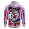 5th Gear Luffy One Piece Zip Hoodie Jacket BACK mockup - One Piece Mall