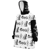 Ace Sabo Luffy One Piece Snug Oversized Blanket Hoodie FRONT LEFT Mockup - One Piece Mall