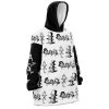 Ace Sabo Luffy One Piece Snug Oversized Blanket Hoodie FRONT RIGHT Mockup - One Piece Mall