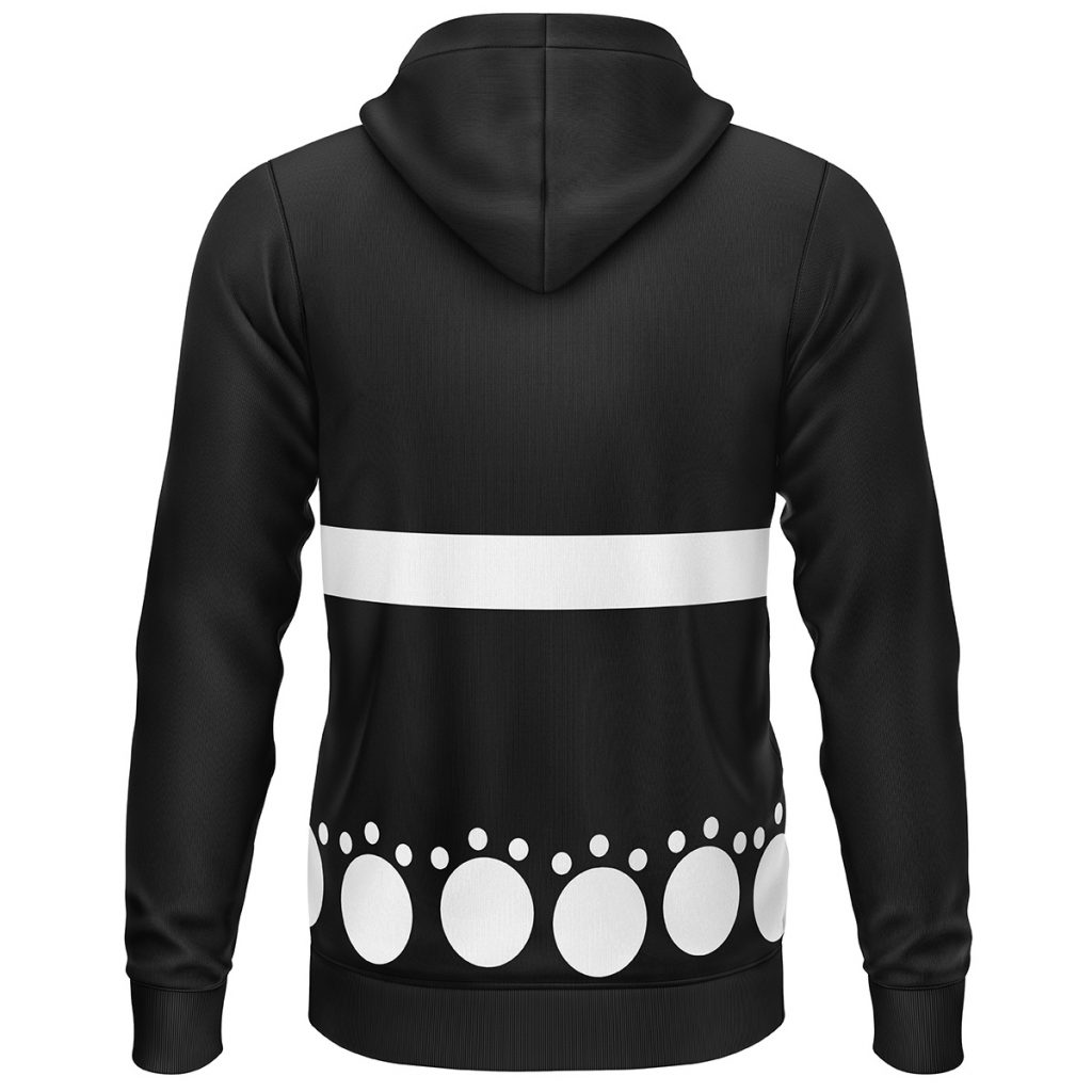 Bartholomew Kuma One Piece Lightweight Hoodie BACK mockup - One Piece Mall