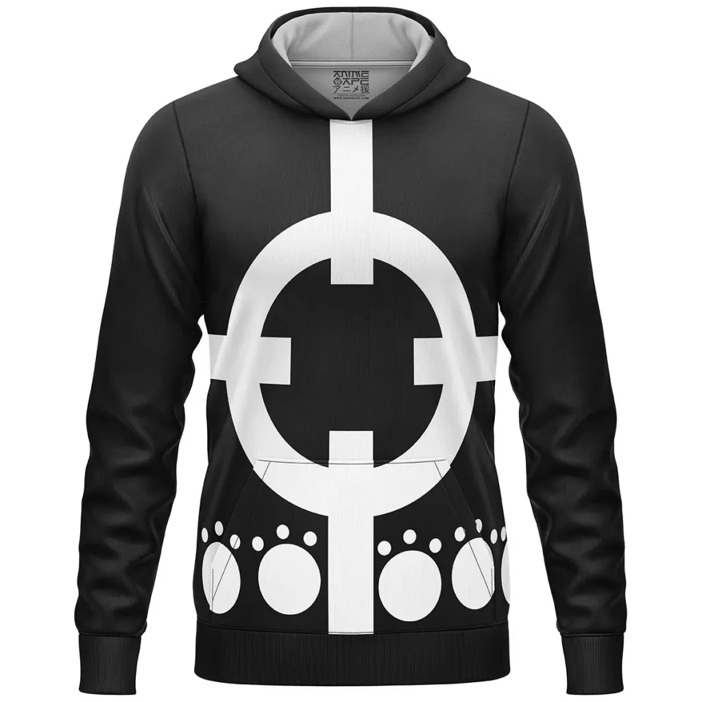 Bartholomew Kuma One Piece Lightweight Hoodie FRONT mockup - One Piece Mall