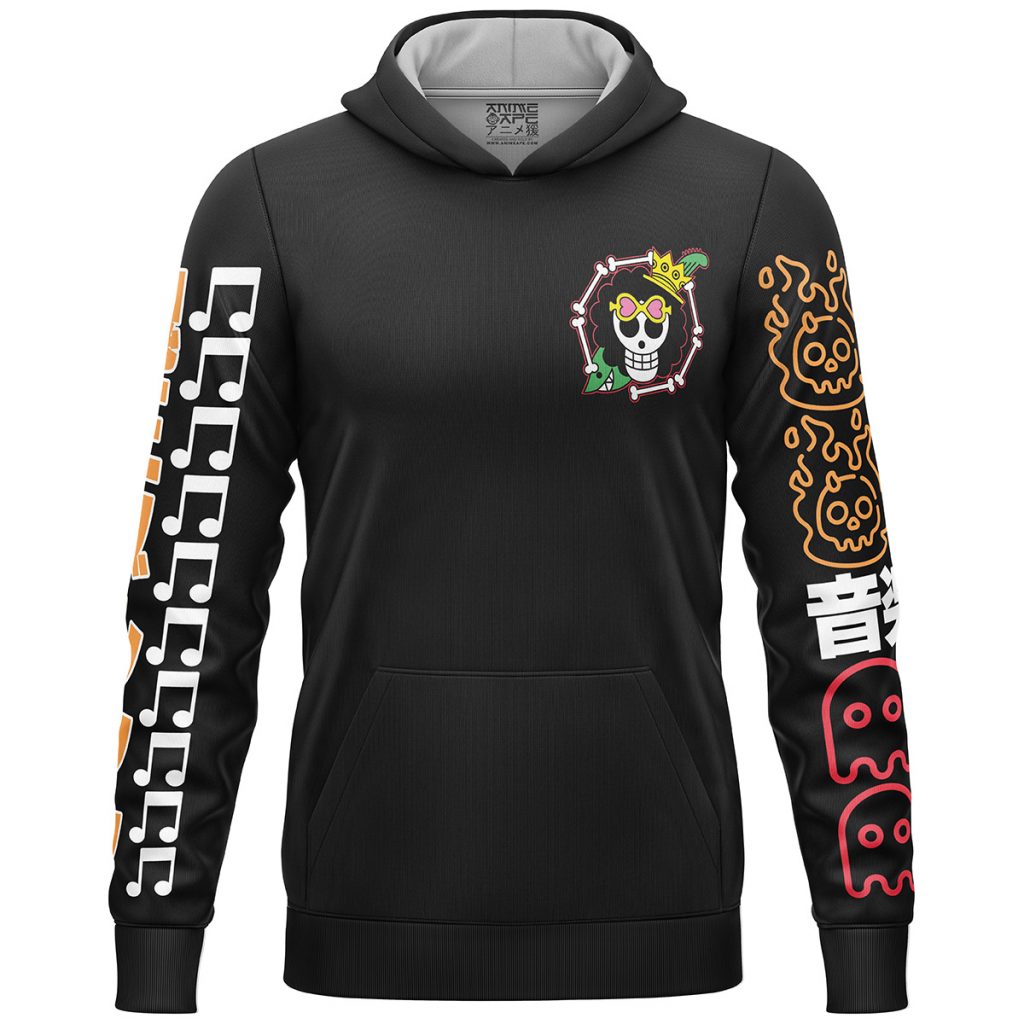 Brook One Piece Streetwear Lightweight Hoodie FRONT mockup - One Piece Mall