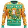 Christmas Nami One Piece men sweatshirt FRONT mockup - One Piece Mall