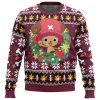 Christmas Tony Tony Chopper One Piece Ugly Christmas Sweater FRONT mockup - One Piece Mall