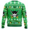 Christmas Zoro One Piece men sweatshirt BACK mockup - One Piece Mall