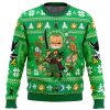 Christmas Zoro One Piece men sweatshirt FRONT mockup - One Piece Mall