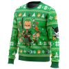Christmas Zoro One Piece men sweatshirt SIDE FRONT mockup - One Piece Mall