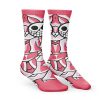 Doflamingo One Piece Socks SIDE mockup - One Piece Mall
