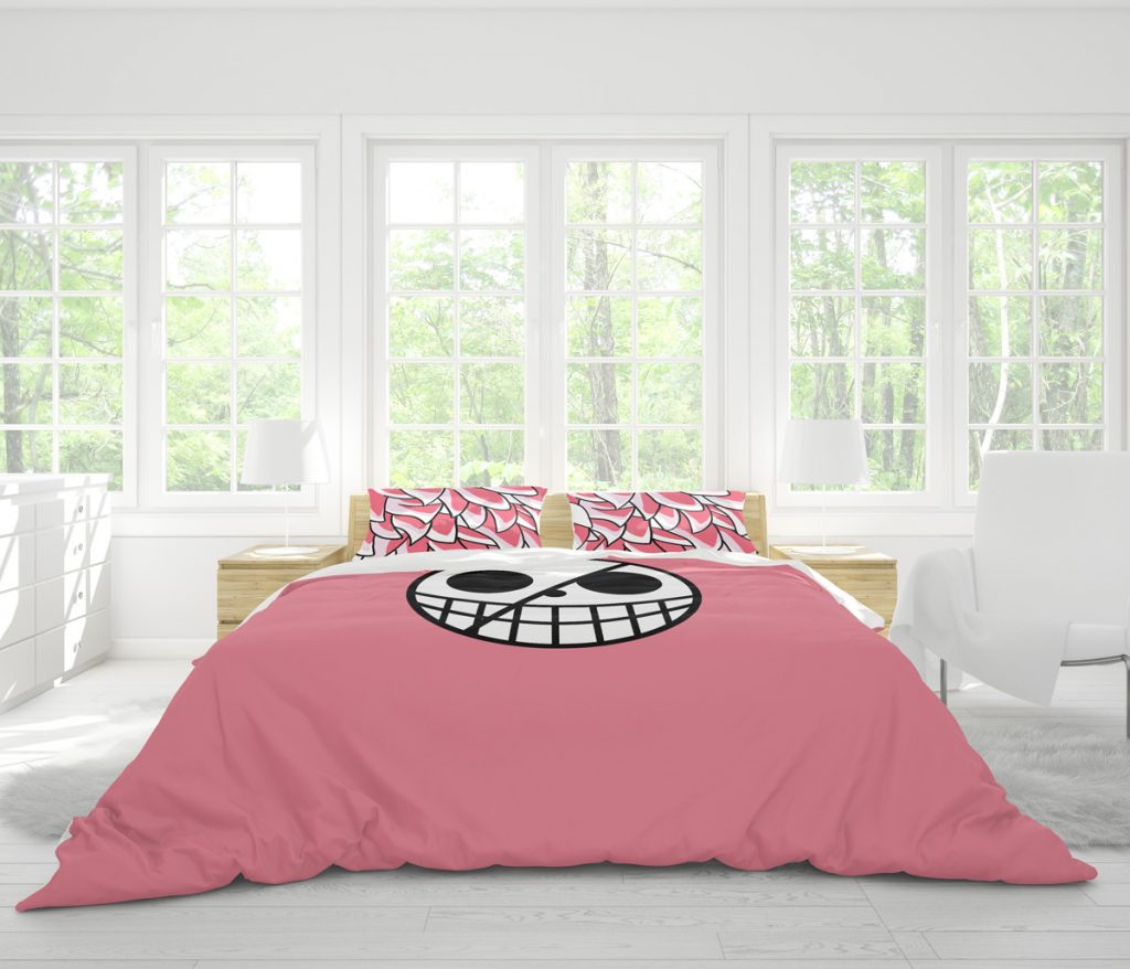 Doflamingo pattern One Piece set mockup bottom - One Piece Mall