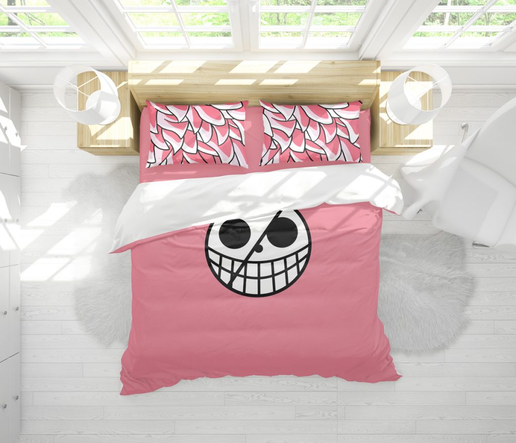 Doflamingo pattern One Piece set mockup top - One Piece Mall