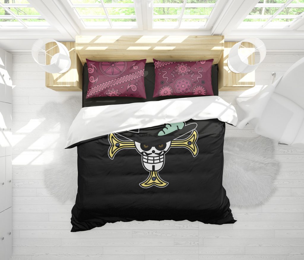 Dracule Mihawk One Piece set mockup top - One Piece Mall