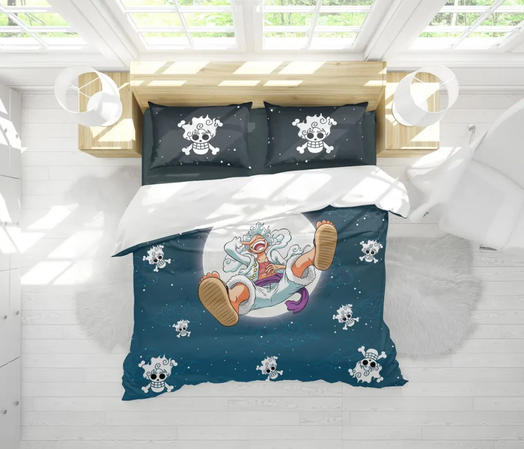 Gear 5 Luffy v2 One Piece set mockup top - One Piece Mall