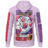 Gear 5th Luffy V2 One Piece Streetwear Lightweight Hoodie BACK mockup - One Piece Mall