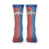 Kaido Pattern One Piece Socks BACK mockup - One Piece Mall