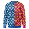 Kaido Pattern One Piece Sweatshirt FRONT mockup 1 - One Piece Mall