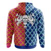 Kaido Pattern One Piece Zip Hoodie Jacket BACK mockup - One Piece Mall