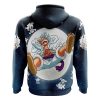 Luffy Gear 5 V2 Pattern One Piece Zip Hoodie Jacket BACK mockup - One Piece Mall