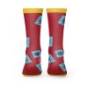 Luffy Wano One Piece Socks BACK mockup - One Piece Mall