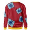 Luffy Wano Pattern One Piece Sweatshirt BACK mockup 1 - One Piece Mall
