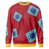 Luffy Wano Pattern One Piece Sweatshirt FRONT mockup 1 - One Piece Mall