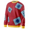 Luffy Wano Pattern One Piece Sweatshirt SIDE mockup 1 - One Piece Mall