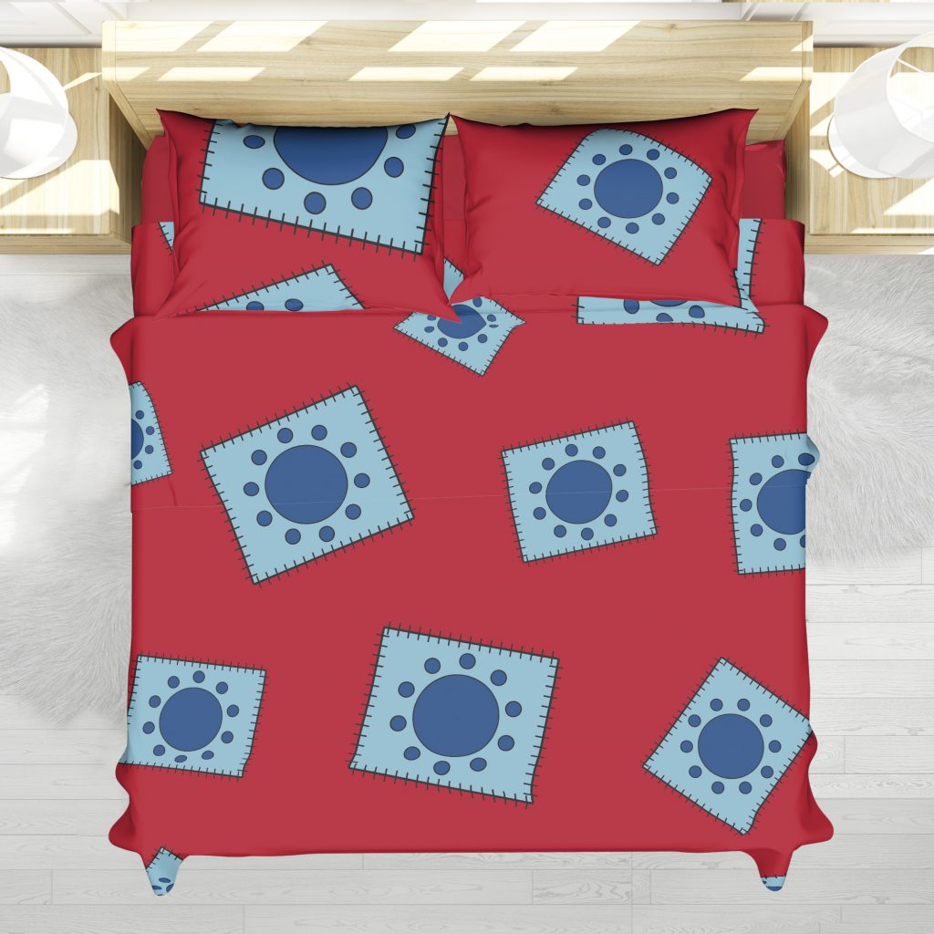 Luffy Wano pattern One Piece set mockup main - One Piece Mall