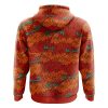 Mera Mera No Mi One Piece Zip Hoodie Jacket BACK mockup - One Piece Mall