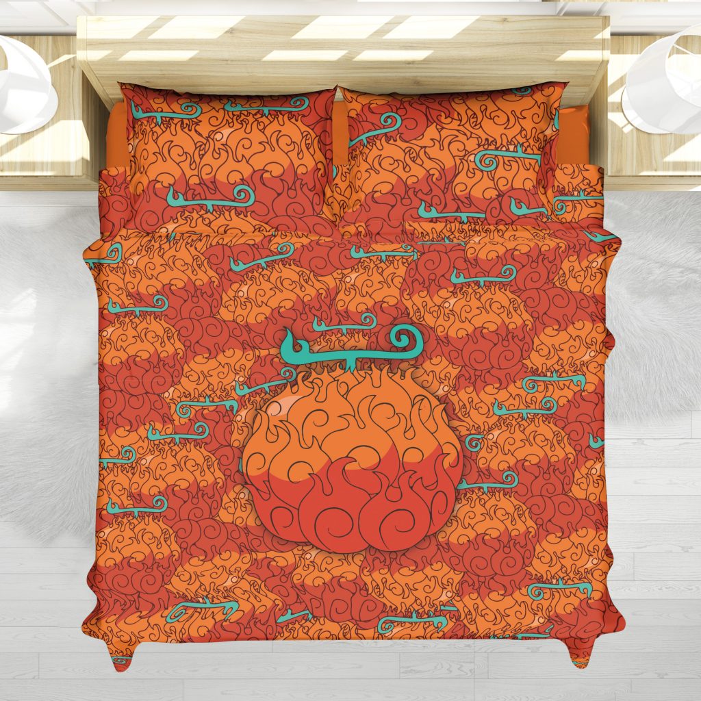 Mera Mera No Mi Pattern One Piece set mockup main - One Piece Mall