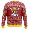 Merry Mugiwara Pirates OP Ugly Christmas Sweater BACK mockup - One Piece Mall