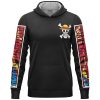 Monke D. Luffy One Piece Streetwear Lightweight Hoodie FRONT mockup - One Piece Mall