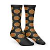 Monkey D Luffy Black Dressrosa One Piece Socks SIDE mockup - One Piece Mall