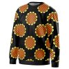 Monkey D. Luffy Black Dressrosa One Piece Sweatshirt SIDE mockup - One Piece Mall