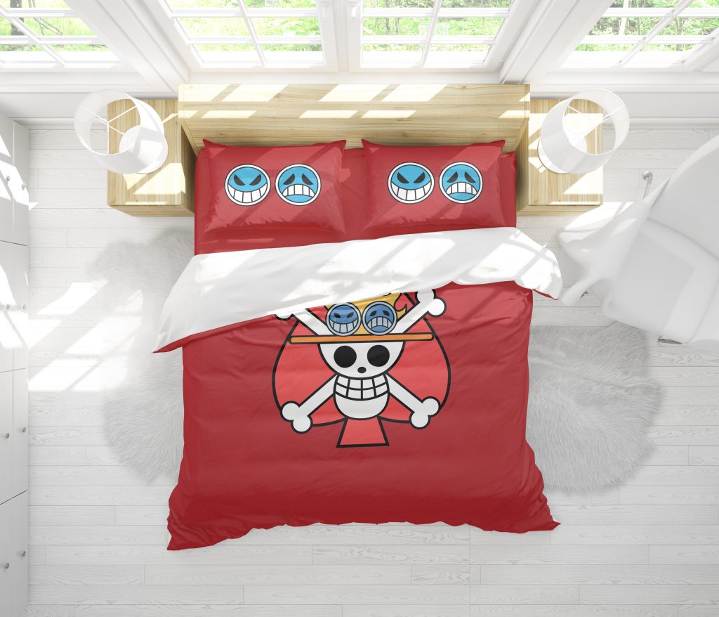 Portgas D. Ace One Piece set mockup top - One Piece Mall