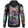 Roronoa Zoro V4 One Piece Streetwear Lightweight Hoodie BACK mockup - One Piece Mall
