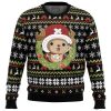 Santa Tony Tony Chopper One Piece Ugly Christmas Sweater FRONT mockup - One Piece Mall