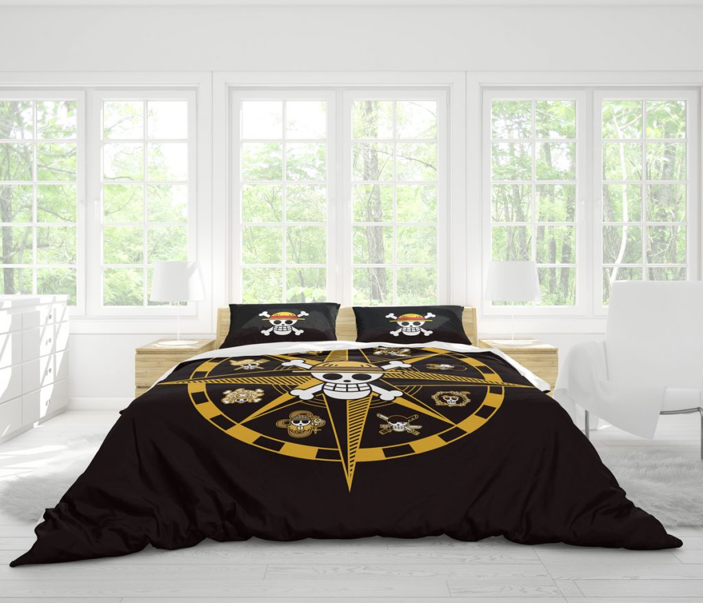 Straw Hat Grand Fleet One Piece set mockup bottom - One Piece Mall
