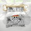 Straw Hat Wanted Posters Pattern One Piece set mockup top - One Piece Mall