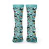 Straw Hats Jolly Roger One Piece Socks BACK mockup - One Piece Mall