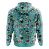 Straw Hats Jolly Roger One Piece Zip Hoodie Jacket BACK mockup - One Piece Mall